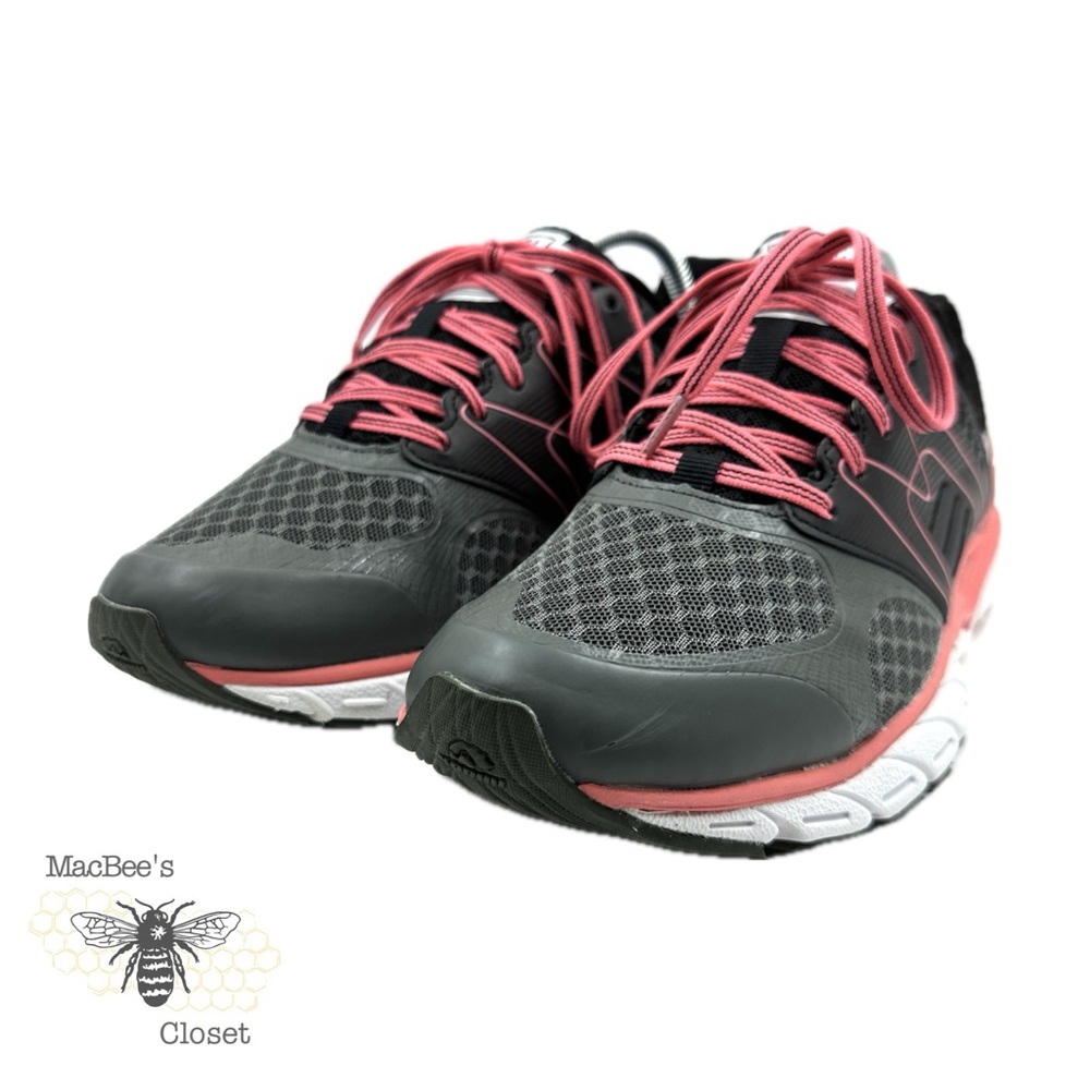 KARHU Fast 7 MRE Womens Running Athletic Shoes Black Gray Coral Size 10.5 - Picture 5 of 16